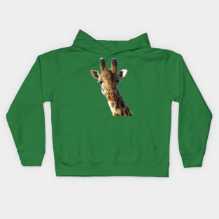 Giraffe Portrait Kids Hoodie